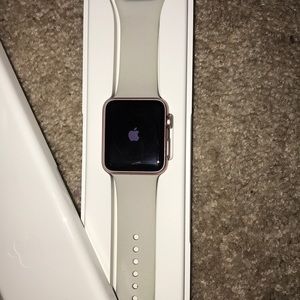 Rose Gold w/ Stone Band 42mm Apple Watch